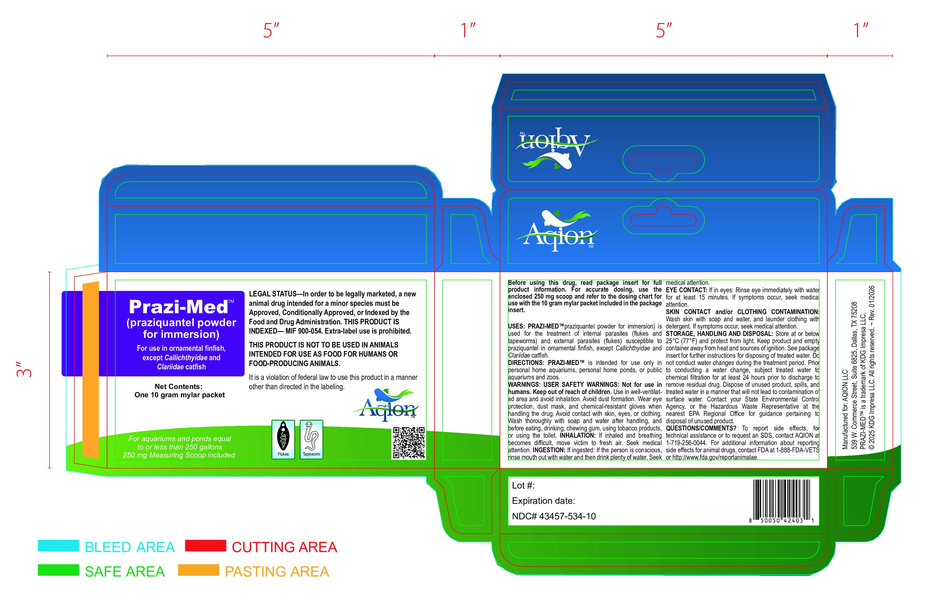 PRAZIVETIN 500 mg/g Premiks do sporządzania paszy leczniczej (Praziquantelum) — reference image