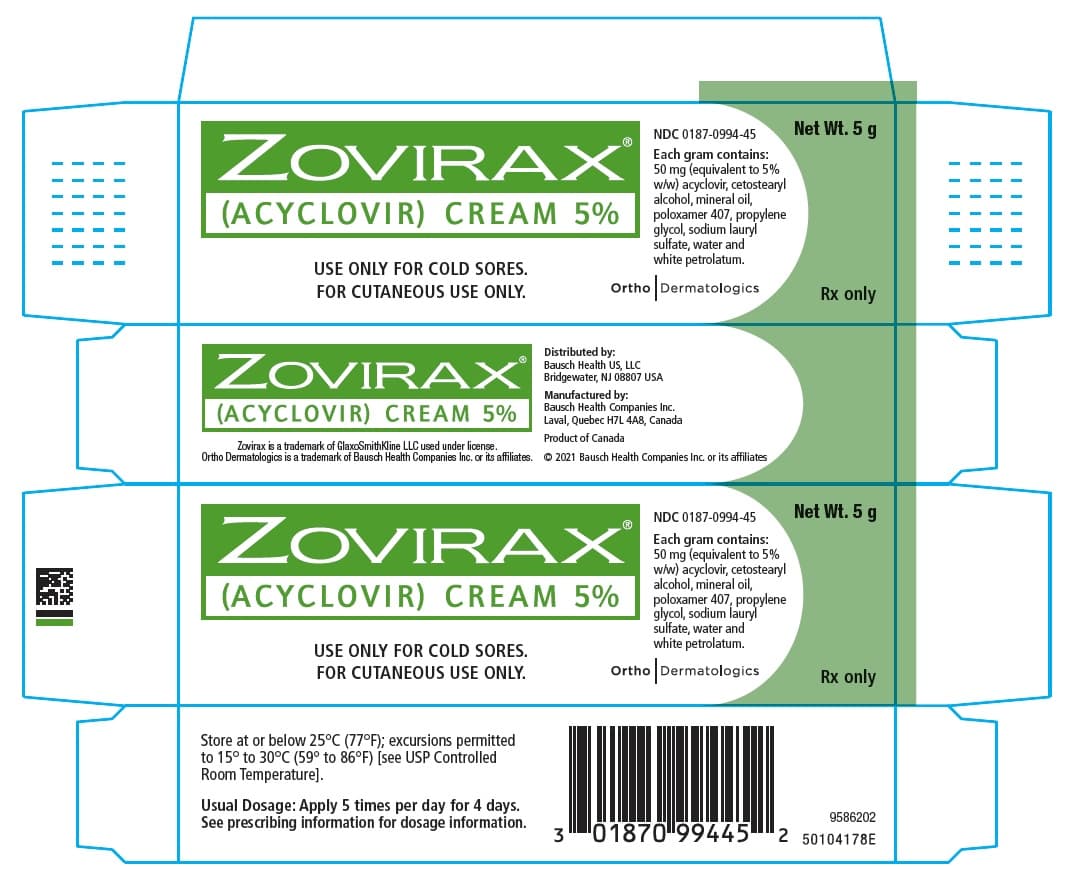 Zovirax Duo (50 mg + 10 mg)/g Krem (Aciclovirum + Hydrocortisonum) — reference image
