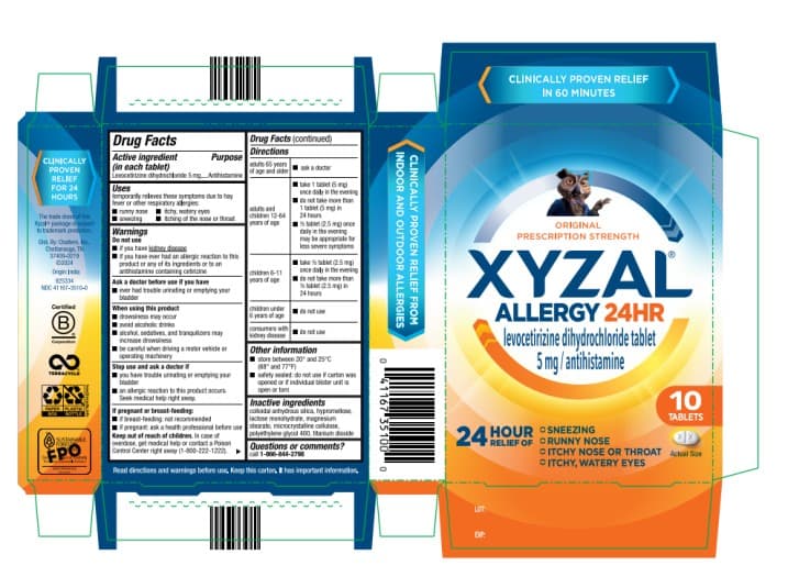 XYZAL (LEVOCETIRIZINA DICLORIDRATO) — reference image