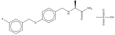 XADAGO (SAFINAMIDE METANSOLFONATO) — reference image