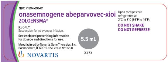 ZOLGENSMA (ONASEMNOGENE ABEPARVOVEC) — reference image