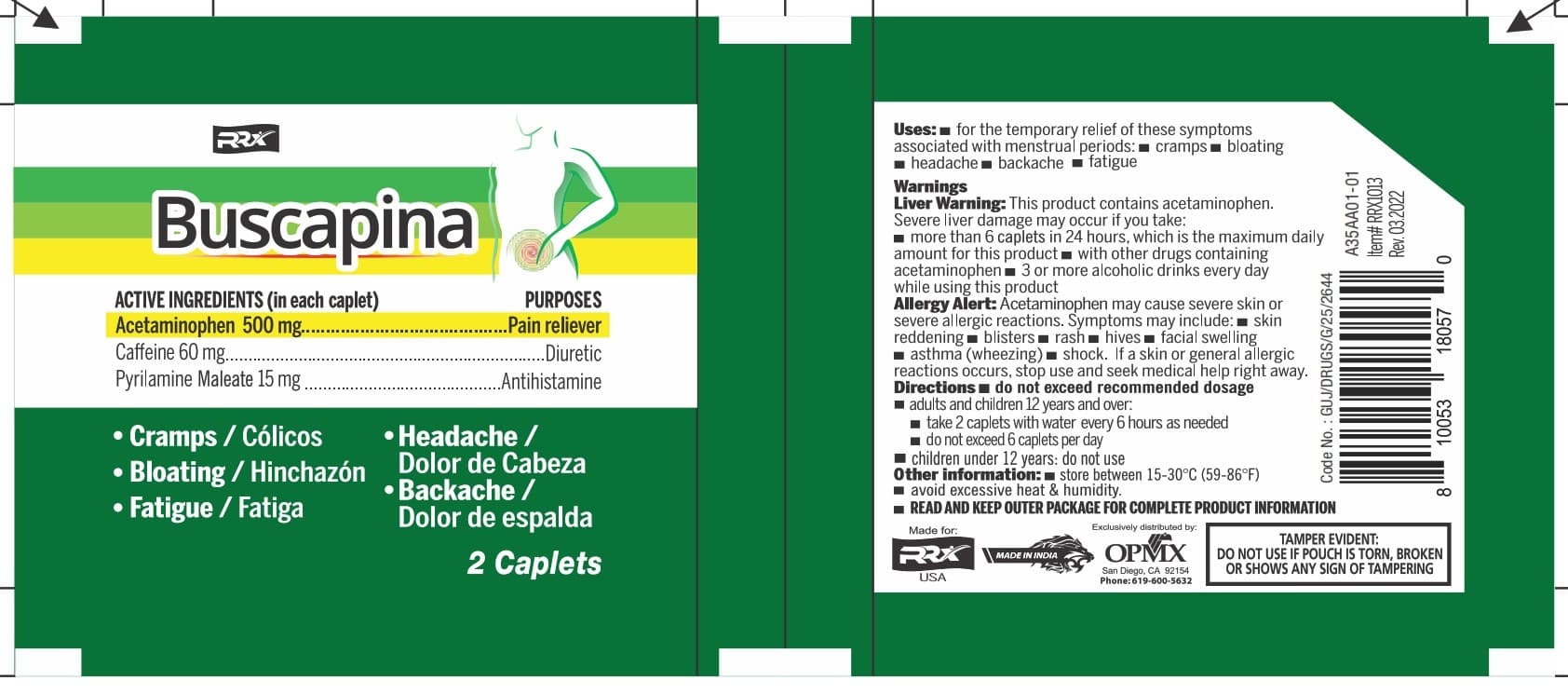 BUSCAPINA 10 mg COMPRIMIDOS RECUBIERTOS 10 mg escopolamina butilbromuro COMPRIMIDO RECUBIERTO (BUTILESCOPOLAMINA BROMURO) — reference image