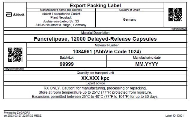 Creon 10.000 eenheden, harde maagsapresistente capsules Maagsapresistente capsule, hard (AMYLASE#LIPASE#PANCREATINE#PROTEASE) — reference image