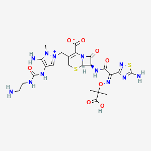 Zerbaxa 1 g - 0.5 g inj. sol. (pwdr., conc.) i.v. vial Powder for concentrate for solution for infusion (Ceftolozane) — reference image