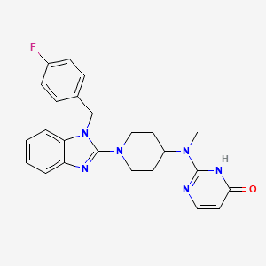 Mizollen 10 mg, tabletten met gereguleerde afgifte Tablet met gereguleerde afgifte (MIZOLASTINE) — reference image