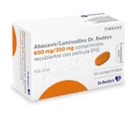 ABACAVIR/LAMIVUDINA DR. REDDYS 600 MG/300 MG COMPRIMIDOS RECUBIERTOS CON PELICULA EFG (ABACAVIR/LAMIVUDINA DR. REDDYS) — reference image