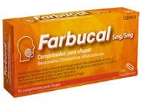FARBUCAL 5 MG/5 MG COMPRIMIDOS PARA CHUPAR (FARBUCAL) — reference image