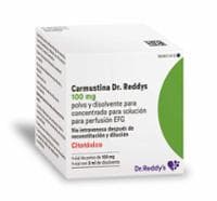 CARMUSTINA DR. REDDYS 100 MG POLVO Y DISOLVENTE PARA CONCENTRADO PARA SOLUCION PARA PERFUSION EFG (CARMUSTINA DR. REDDYS) — reference image