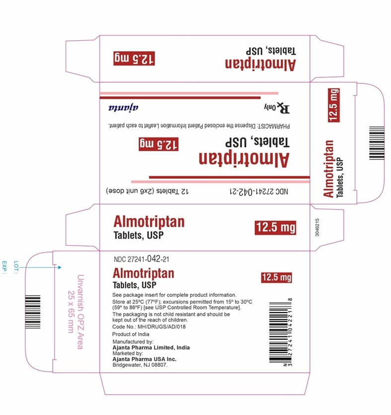 Dezamigren 12,5 mg Tabletki powlekane (Almotriptanum) — reference image