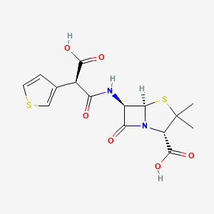 CLAVENTIN 3 g/200 mg, poudre pour solution injectable (I.V.) (TICARCILLINE) — reference image