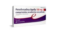 FEXOFENADINA OPELLA 180 mg COMPRIMIDOS RECUBIERTOS CON PELICULA (FEXOFENADINA OPELLA) — reference image