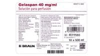 GELASPAN 40 MG/ML SOLUCION PARA PERFUSION (GELASPAN) — reference image