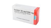 ICANDRA 50 mg/1000 mg COMPRIMIDOS RECUBIERTOS CON PELICULA (ICANDRA) — reference image