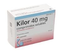 KILOR 40 mg COMPRIMIDOS SOLUBLES (KILOR) — reference image