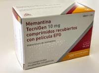 MEMANTINA TECNIGEN 10 MG COMPRIMIDOS RECUBIERTOS CON PELICULA EFG (MEMANTINA TECNIGEN) — reference image