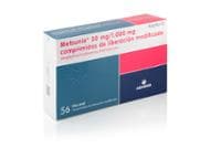 METSUNIX 50 MG/1.000 MG COMPRIMIDOS DE LIBERACION MODIFICADA (METSUNIX) — reference image