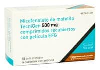 MICOFENOLATO DE MOFETILO TECNIGEN 500 mg COMPRIMIDOS RECUBIERTOS CON PELICULA EFG (MICOFENOLATO DE MOFETILO TECNIGEN) — reference image