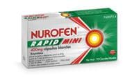 NUROFEN RAPID MINI 400 MG CAPSULAS BLANDAS (NUROFEN RAPID MINI) — reference image