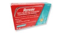 RENNIE 680 MG/80 MG COMPRIMIDOS MASTICABLES CON SACARINA (RENNIE) — reference image