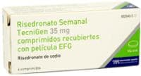RISEDRONATO SEMANAL TECNIGEN 35 mg COMPRIMIDOS RECUBIERTOS CON PELICULA EFG (RISEDRONATO SEMANAL TECNIGEN) — reference image