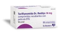 TERIFLUNOMIDA DR REDDYS 14 MG COMPRIMIDOS RECUBIERTOS CON PELICULA EFG (TERIFLUNOMIDA DR REDDYS) — reference image