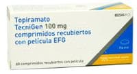 TOPIRAMATO TECNIGEN 100 mg COMPRIMIDOS RECUBIERTOS CON PELICULA EFG (TOPIRAMATO TECNIGEN) — reference image