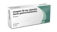 UXAGAM 30 MG CAPSULAS DURAS GASTRORRESISTENTES (UXAGAM) — reference image
