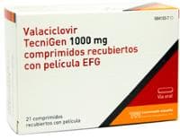 VALACICLOVIR TECNIGEN 1000 mg COMPRIMIDOS RECUBIERTOS CON PELICULA EFG (VALACICLOVIR TECNIGEN) — reference image
