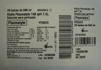 VIAFLO PLASMALYTE 148 (PH 7,4), SOLUCION PARA PERFUSION by Baxter S.L. — reference image