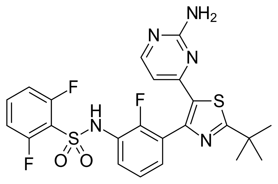Finlee (dabrafenib) — reference image