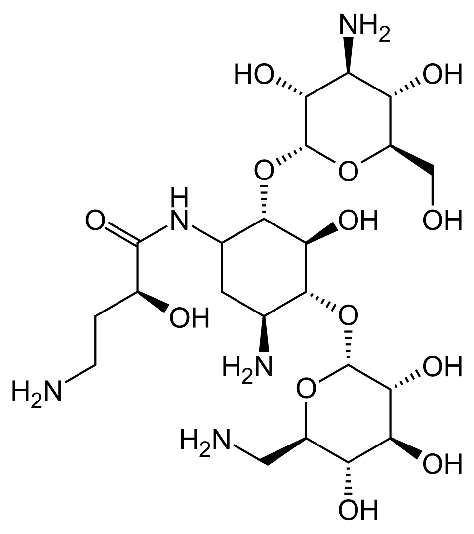 Амикацина сульфат
                                 (Amikacini sulfas) (amikacin) — reference image