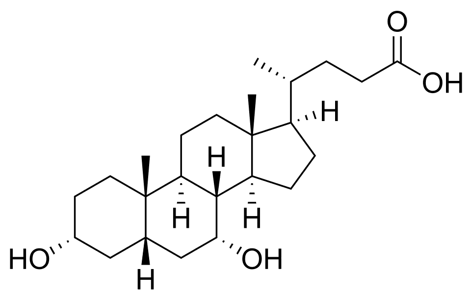 Chenodeoxycholic acid Leadiant (previously Chenodeoxycholic acid sigma-tau) (chenodeoxycholic acid) — reference image