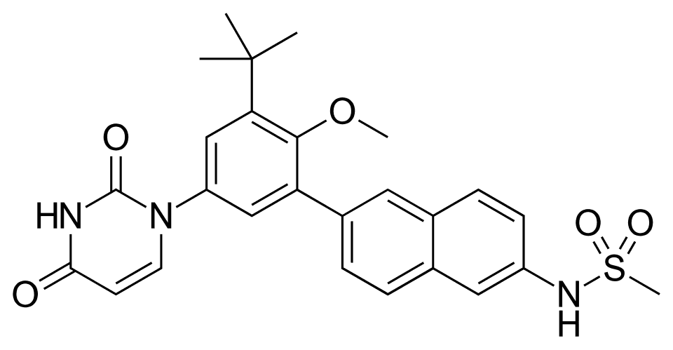 Dasabuvir (dasabuvir) — reference image