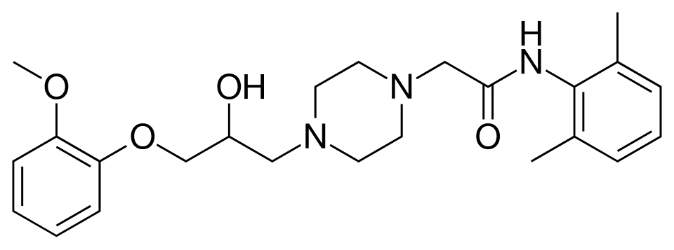 Ranexa (previously Latixa) (ranolazine) — reference image